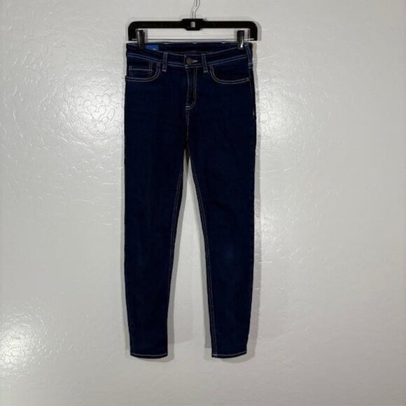 Acne Studios Bla Konst Jeans Womens 25 32 Blue Climb Cobalt Skinny Stretch Italy - Picture 1 of 9